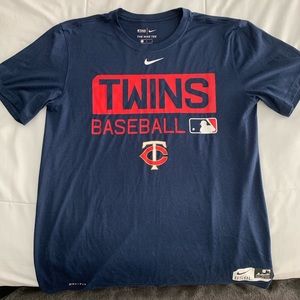 minnesota twins nike dri fit shirt